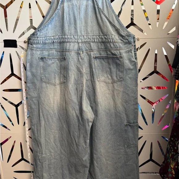 Cider Light Blue Denim Overalls - Picture 7 of 9
